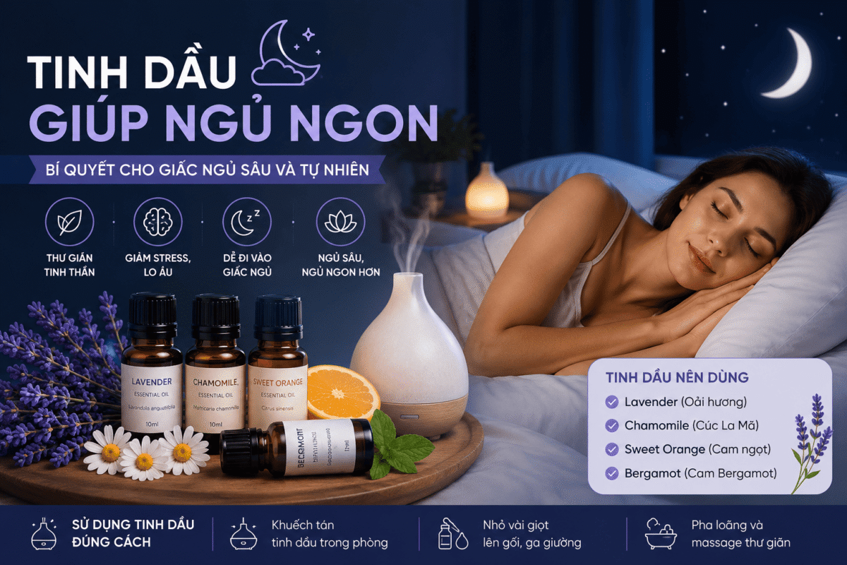tinh dầu ngủ ngon
