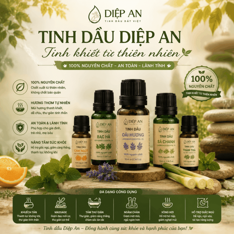Tinh Dầu Dùng Để Chăm Sóc Sức Khỏe