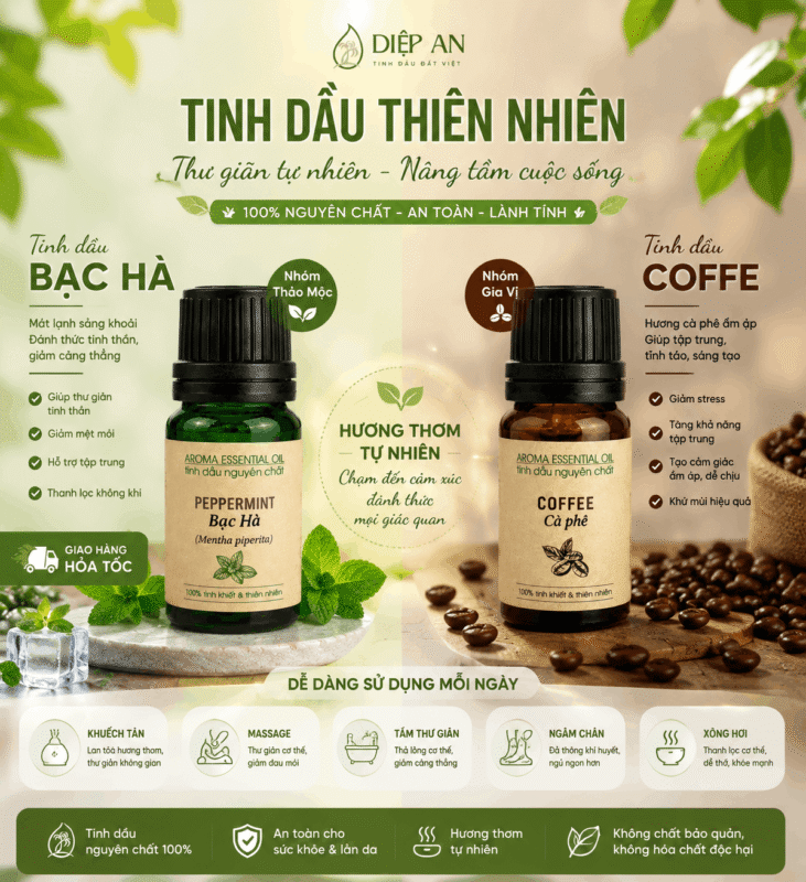 tinh dầu thư giãn